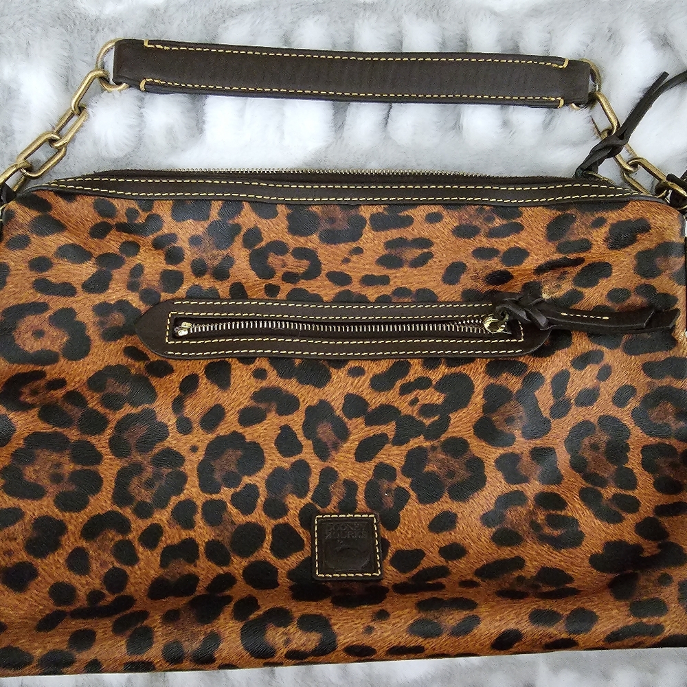 Dooney and Bourke leopard print purse